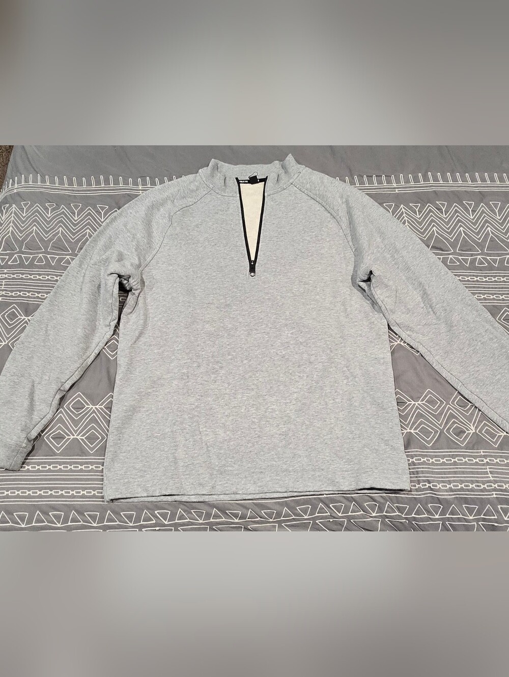 Public Rec Weekend Half Zip Sweatshirt Size Medium
